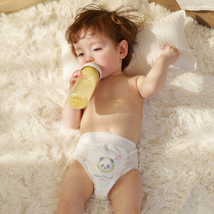 Natural Blossom Pull-On Baby Diapers | Ultra-Slim, Hypoallergenic, Super Soft, Vegan | Size 7 (5T-6T, 37 lbs and Over) | 72 Count